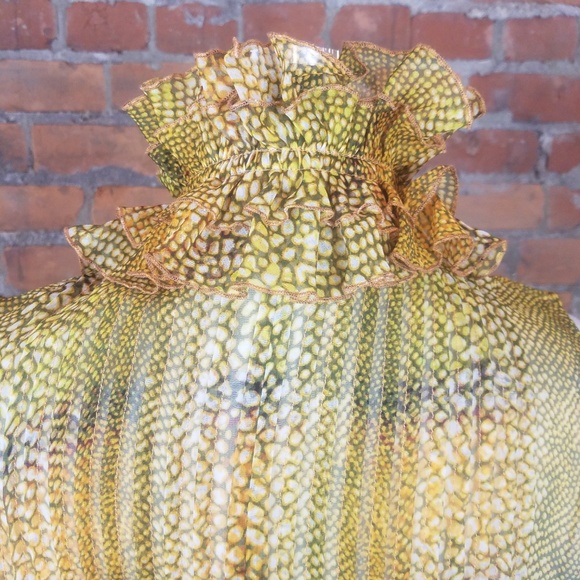 SOLD Doncaster Women's Top Brown Orange - Picture 4 of 7